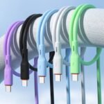 iPhone Lighting・type-c USB ケーブル 66W Type-C充電ケーブル 1.0m シリコン素材 高耐久 断線防止 充電ケーブル Lighting ケーブル  全4色 SKU:IPC02282025006