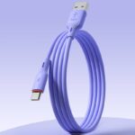 iPhone Lighting・type-c USB ケーブル 66W Type-C充電ケーブル 1.0m シリコン素材 高耐久 断線防止 充電ケーブル Lighting ケーブル  全4色 SKU:IPC02282025006 - 画像 (23)