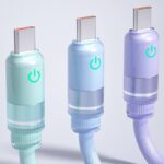 iPhone Lighting・type-c USB ケーブル Type-C充電ケーブル 1.0m ナイロン素材 高耐久 断線防止 充電ケーブル Lighting ケーブル 全4色  SKU:IPC02282025007 - 画像 (2)