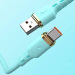 iPhone Lighting・type-c USB ケーブル 60W  30WType-C充電ケーブル 1.0m シリコン素材 高耐久 断線防止 充電ケーブル Lighting ケーブル 全5色 SKU:IPC02282025010 - Image 4