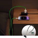 充電できる スマートフォン ネックストラップ  Type-c to Lightning ケーブル  USB Type-C to C ケーブル PD60W急速充電 1.2m 携帯ストラップ ネックストラップ 充電 ケーブル  全11色 SKU:IPC02282025020 - 画像 (6)