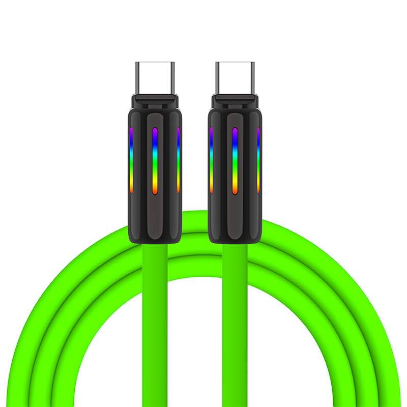 IPC02282025021-03.jpg Type-c to Type-c 充電ケーブル PD240W 急速充電 ケーブル 1.5m シリコン素材 USB Type-Cケーブル 高耐久 断線防止 充電ケーブル 全5色 SKU:IPC02282025021 - 画像 (1)