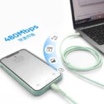 MFi認証取得 iPhone Lighting・type-c USB ケーブル 3A Type-C to Type-C 充電ケーブル 1.0m シリコン素材 高耐久 断線防止 充電ケーブル Lighting ケーブル  全4色 SKU:IPC02282025025 - Image 4