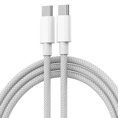 MFi認証取得 Type-c to Type-c 充電ケーブル  急速充電 ケーブル 1.0m ナイロン素材 USB Type-Cケーブル 高耐久 断線防止 充電ケーブル 全5色 SKU:IPC02282025026