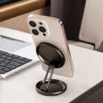 Magsafe対応 折れ畳式 スマホスタンド スマートフォン スタンド スマートフォンホルダー スマホアクセサリー 全2色  SKU:IPC03012025003 - Image 5