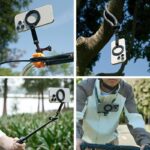 TELESIN マグネット スマホスタンド 撮影 マウント ネックレスマウント MagSafe用 磁気マグネット 携帯電話ネックレスマウント SKU:IPC03012025035 - 画像 (10)