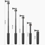 VRIG AC-04 ミニ三脚  自撮り棒 多機能Bluetoothリモコン付き  5段階伸縮  三脚ホルダー DJI Osmo Action 5 Pro/4/3用  マグネット自撮り棒 SKU:IPC03012025048 - Image 14