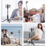 VRIG TP-19  自撮り棒 セルカ棒  590mm まで伸びる 4段伸縮  ミニ三脚 カメラ三脚 持ち運びに便利 スマホホルダー スマホ 三脚  SKU:IPC03012025049 - Image 8
