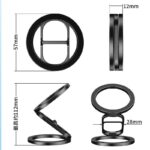 両面強磁力 MagSafe対応 スマホスタンド 360度回転 マグネット式 マグセーフ iPhoneホルダー バンカースタンド 角度調整 スタンド  全2色 SKU:IPC03012025054 - Image 15