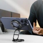 両面強磁力 MagSafe対応 スマホスタンド 360度回転 マグネット式 マグセーフ iPhoneホルダー バンカースタンド 角度調整 スタンド  全2色 SKU:IPC03012025054 - Image 14