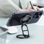 両面強磁力 MagSafe対応 スマホスタンド 360度回転 マグネット式 マグセーフ iPhoneホルダー バンカースタンド 角度調整 スタンド  全2色 SKU:IPC03012025054 - Image 13