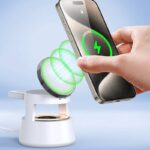 5in1ワイヤレス充電器 Apple watch &Air Pods充電可能  ワイヤレス充電 スタンド機能 PD15W 快速充電器 magsafe充電器 SKU:IPC03012025057 - Image 3