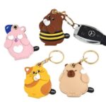 Apple AirTag ケース 合成革製 アップル エアタグ用 ケース キーホルダー 紛失防止 iphone キーリング エアタグ入れ 全16色 SKU:IPC03012025059 - Image 5