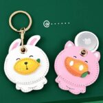 Apple AirTag ケース 合成革製 アップル エアタグ用 ケース キーホルダー 紛失防止 iphone キーリング エアタグ入れ 全16色 SKU:IPC03012025059 - Image 2