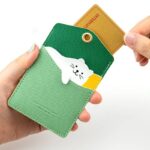 パスケース IDカードホルダー ストラップ付き 合成革 カード収納 カード入れ ケース   カードケース 薄型 PUレザー  全14色 SKU:IPC03012025062 - Image 2