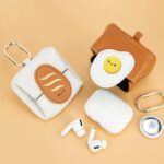 AirPods収納バッグ 小銭入れ イヤホン保護 レザーバッグ カラビナ 小物入れ 小物 紛失防止 マルチケース  全7色 SKU:IPC03012025063