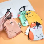 小銭入れ コインケース レザー 合成革 財布 おしゃれ 革小物 小物入れ 小物 11*2*12CM ミニ財布 ミニ チェーン 紛失防止 マルチケース  全4色 SKU:IPC03012025066