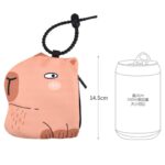小銭入れ コインケース レザー 合成革 財布 おしゃれ 革小物 小物入れ 小物 11*2*12CM ミニ財布 ミニ チェーン 紛失防止 マルチケース  全4色 SKU:IPC03012025066 - Image 12