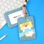 パスケース IDカードホルダー ストラップ付き 合成革 カード収納 カード入れ ケース   カードケース 薄型 PUレザー  全4色 SKU:IPC03012025068 - Image 9
