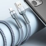 iPhone Lighting・type-c USB ケーブル REMAX 2.4A Type-C充電ケーブル 1m 高耐久 断線防止 ナイロン充電ケーブル Lighting ケーブル 全2色 SKU:IPC03092025033 - Image 3