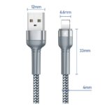 iPhone Lighting・type-c USB ケーブル REMAX 2.4A Type-C充電ケーブル 1m 高耐久 断線防止 ナイロン充電ケーブル Lighting ケーブル 全2色 SKU:IPC03092025033 - Image 11