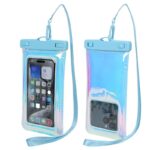 防水ポーチ スマホ防水 ケース IPX8防水規格 PVC製 携帯防水ケース  完全防水ケース  スマホ防水袋 全4色 SKU:IPC03092025039 - Image 5