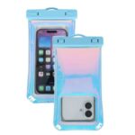 防水ポーチ スマホ防水 ケース IPX8防水規格 PVC製 携帯防水ケース  完全防水ケース  スマホ防水袋 全4色 SKU:IPC03092025039