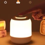 ナイトライト USB充電式 ベッドライト 簡単タッチ操作 軽量 授乳ライト 常夜灯 間接照明 4000mAhバッテリー内蔵 キャンプライト LEDライト全3色 SKU:IPC03092025057 - 画像 (2)