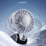 冷却プレート付  小型扇風機 100段高速大風量 携帯扇風機 3600mAh内臓バッテリー 卓上扇風機 スマホスタンド機能 アウトドア ファン ミニ扇風機 熱中症対策 全4色 SKU:IPC03092025062 - Image 6