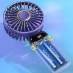 ハンディファン ミニ扇風機 5段階風量調整 携帯扇風機 4000mAh内臓バッテリー USB 充電式 卓上扇風機 アウトドア ファン 全5色 SKU:IPC03092025063 - Image 13