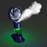 扇風機 加湿器 ファン 噴霧機能 ハンディファン 3段階風量調整  ミニ扇風機 携帯扇風機 USB 充電式 卓上扇風機 アウトドア ファン  全3色 SKU:IPC03092025069 - Image 12