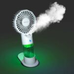 扇風機 加湿器 ファン 噴霧機能 ハンディファン 3段階風量調整  ミニ扇風機 携帯扇風機 USB 充電式 卓上扇風機 アウトドア ファン  全3色 SKU:IPC03092025069 - Image 11