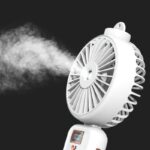 扇風機 加湿器 ファン 噴霧機能 ハンディファン 5段階風量調整  ミニ扇風機 携帯扇風機 2500mAh内臓バッテリー USB 充電式 卓上扇風機 アウトドア ファン  全4色 SKU:IPC03092025070 - Image 6