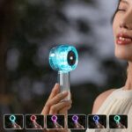 ハンディファン ミニ扇風機 携帯扇風機 1800mAh内臓バッテリー USB 充電式 3段階風量調整 卓上扇風機 アウトドア ファン 全4色 SKU:IPC03092025078