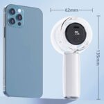 ハンディファン ミニ扇風機 携帯扇風機 1800mAh内臓バッテリー USB 充電式 3段階風量調整 卓上扇風機 アウトドア ファン 全4色 SKU:IPC03092025078 - Image 4