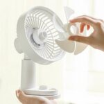 扇風機 クリップ式 首振り ミニ扇風機 4000mAh内臓バッテリー 壁掛け 軽量  USB 充電式 卓上扇風機 USB充電 熱中症対策 全3色  SKU:IPC03092025087 - Image 16