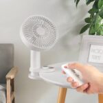 扇風機 クリップ式 首振り ミニ扇風機 4000mAh内臓バッテリー 壁掛け 軽量  USB 充電式 卓上扇風機 USB充電 熱中症対策 全3色  SKU:IPC03092025087 - Image 11
