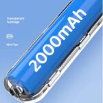 ハンディファン ミニ扇風機 携帯扇風機 2000mAh内臓バッテリー　USB 充電式 3段階風量調整 卓上扇風機 アウトドア ファン   SKU:IPC03092025088 - Image 8