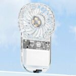 ハンディファン ミニ扇風機 携帯扇風機 1200mAh内臓バッテリー USB 充電式 3段階風量調整 卓上扇風機 アウトドア ファン 全3色 SKU:IPC03092025089 - Image 3