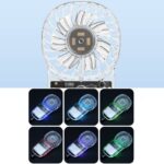 ハンディファン ミニ扇風機 携帯扇風機 1200mAh内臓バッテリー USB 充電式 3段階風量調整 卓上扇風機 アウトドア ファン 全3色 SKU:IPC03092025089 - Image 16