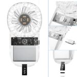 ハンディファン ミニ扇風機 携帯扇風機 1200mAh内臓バッテリー USB 充電式 3段階風量調整 卓上扇風機 アウトドア ファン 全3色 SKU:IPC03092025089 - Image 11