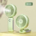 扇風機 加湿器 ファン 噴霧機能 ハンディファン ミニ扇風機 携帯扇風機 4000mAh内臓バッテリー USB 充電式  卓上扇風機 アウトドア ファン 全5色 SKU:IPC03092025090 - Image 11