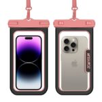 防水ポーチ スマホ防水 ケース IPX8防水規格 PVC製 携帯防水ケース  完全防水ケース 6.9インチ スマホ防水袋 全12色 SKU:IPC03092025100