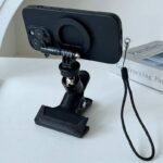 マグネット クリップ スマートフォンスタンド スマホ クリップ マウント マグネットスマホホルダー クリップ式 MagSafe対応アクセサリー  SKU:IPC03092025101 - 画像 (5)