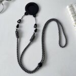 ネックストラップ  マグネット式  ストラップホルダー  携帯ストラップ ショルダーストラップ 携帯ショルダー  SKU:IPC03092025103 - 画像 (6)