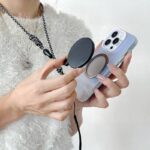 ネックストラップ  マグネット式  ストラップホルダー  携帯ストラップ ショルダーストラップ 携帯ショルダー  SKU:IPC03092025103 - 画像 (4)