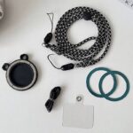 ネックストラップ  マグネット式  ストラップホルダー  携帯ストラップ ショルダーストラップ 携帯ショルダー  SKU:IPC03092025103 - 画像 (9)