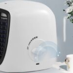 加湿器 扇風機 冷風機 加湿器 冷風扇  ポータブルエアコン 6段階風量静音 500mlタンク容量 ミニクーラー 卓上加湿器 熱中症対策 ミニエアコンファン  SKU:IPC03132025001 - Image 9