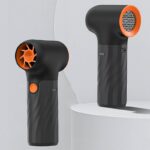 高速ターボファン 手持ちブロワー 充電式扇風機  携帯扇風機 超強力ターボファン 105000RPM 空気ブロワー 2000mAhバッテリー内蔵 SKU:IPC03132025016