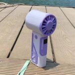冷却プレート付  小型扇風機  100段高速大風量 携帯扇風機 4000mAh内臓バッテリー  ミニ扇風機 ハンディファン 携帯扇風機 風量調節 熱中症対策 全4色  SKU:IPC03132025020 - Image 9